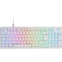 --Teclado Gaming Mecánico Mars Gaming MKPROBES/ Switch Azul/ Blanco-