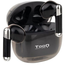 --Auriculares Bluetooth TooQ Onyx TQBWH-0054B con estuche de carga/ Autonomía 4h/ Negros-
