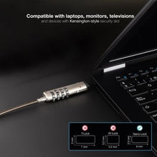 -3-Cable de Seguridad Tipo NANO para Portátiles TooQ TQCLKC0035-G/ 1.5m-3