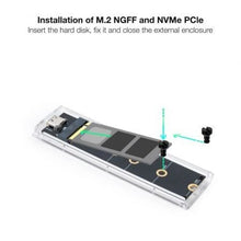 -2-Caja Externa para Disco SSD M.2 NVMe TooQ TQE-2200/ USB 3.1 Gen2/ Sin tornillos-2