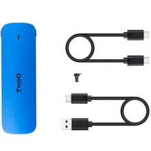 -1-Caja Externa para Disco SSD M.2 NVMe TooQ TQE-2201BL/ USB 3.1 Gen1/ Sin tornillos-1