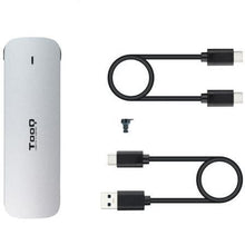 -1-Caja Externa para Disco SSD M.2 TooQ TQE-2202S/ USB 3.1 Gen1/ Sin tornillos-1