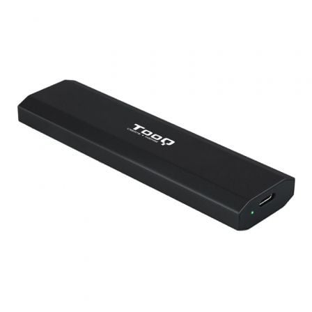 --Caja Externa para Disco SSD M.2 NVMe TooQ TQE-2223B/ USB 3.2/ Sin tornillos-