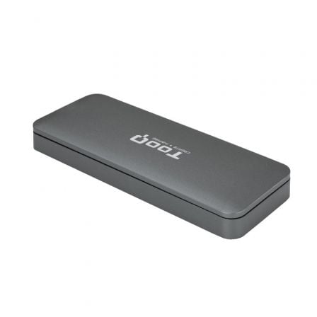 --Caja Externa para Disco SSD M.2 SATA TooQ TQE-2281G/ USB 3.0/ Sin tornillos-