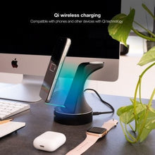 -3-Base de Carga Inalámbrica para Apple Watch, iPhone y Smartphone Tooq TQCD02W-3