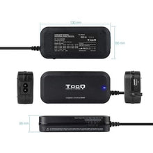 -3-Cargador de Portátil TooQ TQLC-90BS02M/ 90W/ Manual/ 12 Conectores/ Voltaje 15-24V/ 1 USB-3