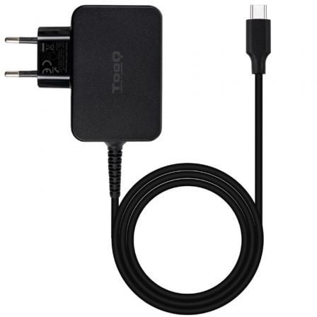 --Cargador de Portátil GaN TooQ TQLC-USBCGAN45PD USB Tipo-C/ 45W/ Automático/ Voltaje 5-20V-