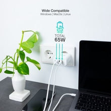 -3-Cargador de Pared GaN TooQ TQWC-GANQC2PD65WT/ 2xUSB Tipo-C/ 1xUSB/ 65W-3