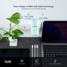 -4-Cargador de Pared GaN TooQ TQWC-GANQC2PD65WT/ 2xUSB Tipo-C/ 1xUSB/ 65W-4