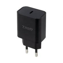 --Cargador de Pared TooQ TQWC-PDUSBC20B/ 1xUSB Tipo-C/ 20W-