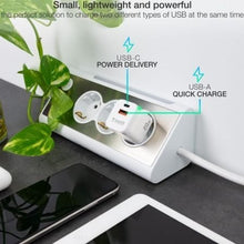 -3-Cargador de Pared TooQ TQWC-QCPD20WT/ 1xUSB-Tipo C/ 1x USB/ 20W/ Blanco-3