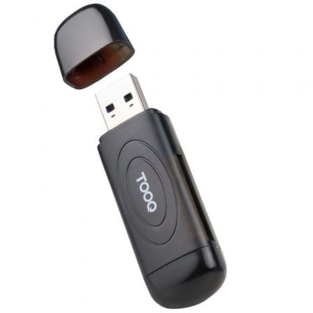 --Lector de Tarjetas Externo TooQ TQR-3002B/ USB 3.0-