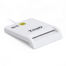 --Lector de DNI TooQ TQR-210W/ USB 2.0/ Blanco-