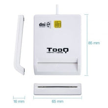 -1-Lector de DNI TooQ TQR-210W/ USB 2.0/ Blanco-1