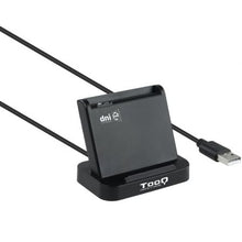 --Lector de DNI TooQ TQR-220B/ USB 2.0/ Negro-