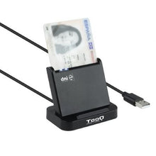-1-Lector de DNI TooQ TQR-220B/ USB 2.0/ Negro-1
