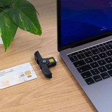 -3-Lector de DNI y Tarjetas TooQ TQR-3011B/ USB Tipo-C/ Negro-3