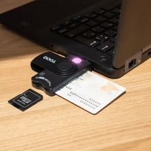 -2-Lector de DNI, Tarjetas Inteligentes, SD y MicroSD TooQ TQR-3012B/ USB 2.0/ Negro-2