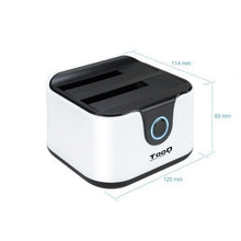 -3-Docking Station para Discos Duros TooQ TQDS-802BW-3