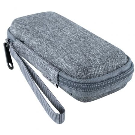 --Funda para Disco Externo M2 TooQ TQBC-M201G/ Gris-