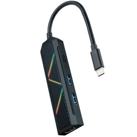 --Docking USB Tipo-C Nanocable 10.16.0401/ 2xUSB/ 1xUSB Tipo-C PD/ 1xHDMI 4K-