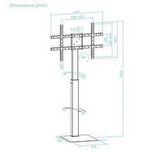 -3-Soporte de Suelo Giratorio/Rotable TooQ FS2286M-B para TV 37-70