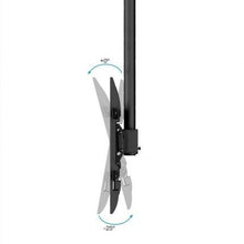 -3-Soporte de Techo Giratorio/ Inclinable/ Nivelable TooQ LPCE1186TSLI-XL-B para TV de 43-86