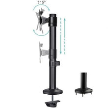 -1-Soporte de Mesa para Monitor TooQ DB1131TN-B/ Giratorio/ Inclinable/ hasta 8kg-1