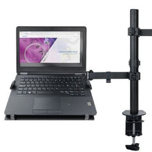 -1-Soporte de Mesa Orientable/ Inclinable Tooq DB1200TN-B para TV y Portátil de 13-32