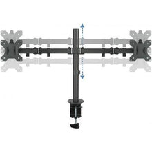 -3-Soporte de Mesa para 2 Monitores TooQ DB1232TN-B/ Giratorio/ Inclinable/ hasta 8kg-3