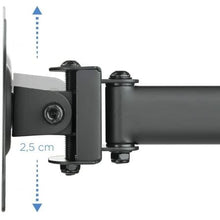 -3-Soporte de Mesa para 3 Monitores TooQ DB1327TN-B/ Giratorio/ Inclinable/ hasta 8kg-3