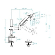 -3-Soporte de Mesa para Monitor TooQ DB1532TNR-B/ Giratorio/ Inclinable/ hasta 9kg-3