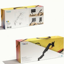 -1-Soporte de Mesa para Monitor TooQ DB1733TNR-B/ Giratorio/ Inclinable/ hasta 9kg-1