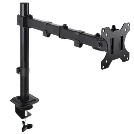 --Soporte de Mesa para Monitor TooQ DB1801TN-B/ Giratorio/ Inclinable/ hasta 8kg-