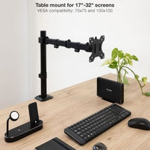 -2-Soporte de Mesa para Monitor TooQ DB1801TN-B/ Giratorio/ Inclinable/ hasta 8kg-2