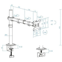-4-Soporte de Mesa para Monitor TooQ DB1801TN-B/ Giratorio/ Inclinable/ hasta 8kg-4