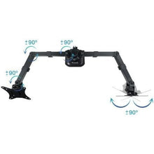 -2-Soporte de Mesa para 2 Monitores TooQ DB1802TN-B/ Giratorio/ Inclinable/ hasta 8kg-2