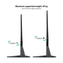 -3-Soporte de Mesa Tooq DB2375F-B para TV y Portátil de 23-75