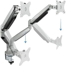 -2-Soporte de Mesa para 2 Monitores TooQ DB3132TNR-S/ Giratorio/ Inclinable/ hasta 9kg-2