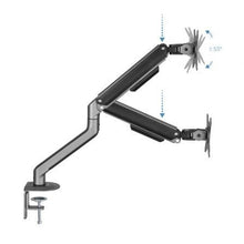 -2-Soporte de Mesa para Monitor TooQ DB4032TNR-G/  Giratorio/ Inclinable/ hasta 9kg-2