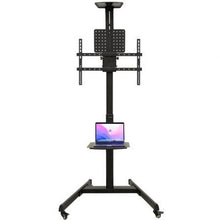 -1-Soporte de Suelo Inclinable con Ruedas TooQ FS1184M-B para TV de 35-70