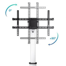 -3-Soporte de Suelo Inclinable/ Ajustable con Ruedas TooQ FS1886M-B para TV de 37-86