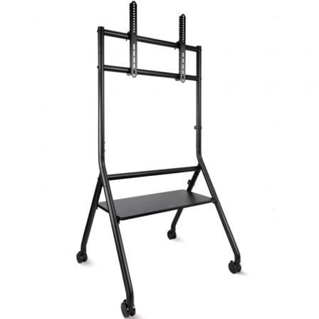--Soporte de Suelo con Ruedas Nivelable TooQ iDREAMS FS20206M-B para TV de 37-86