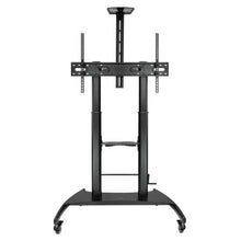 -1-Soporte de Suelo con Ruedas Inclinable/ Nivelable TooQ FS20404HM-B para TV de 60-100