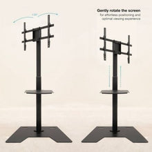 -3-Soporte de Suelo Rotatorio/Ajustable TooQ FS2284M-B para TV de 37-70