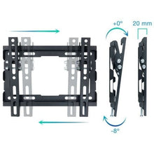 -1-Soporte de Pared Inclinable TooQ LP1044T-B para TV de 23-43