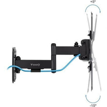 -2-Soporte de Pared Extensible/ Giratorio/ Inclinable TooQ LP1344TN-B para TV de 13-43