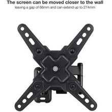 -3-Soporte de Pared Extensible/ Giratorio/ Inclinable TooQ LP1344TN-B para TV de 13-43