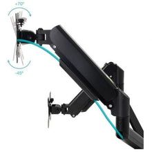 -2-Soporte de Pared para 2 Monitores TooQ LP1434TNR-B/ Giratorio/ Inclinable/ Rotatorio/ hasta 10kg-2