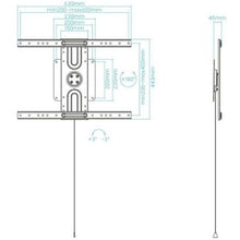 -4-Soporte de Pared Giratorio/ Inclinable/ Nivelable TooQ LP3780F-R para TV de 37-80